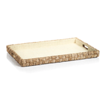 Outside The Box 24x16 Abaca Natural Rope Serving Tray