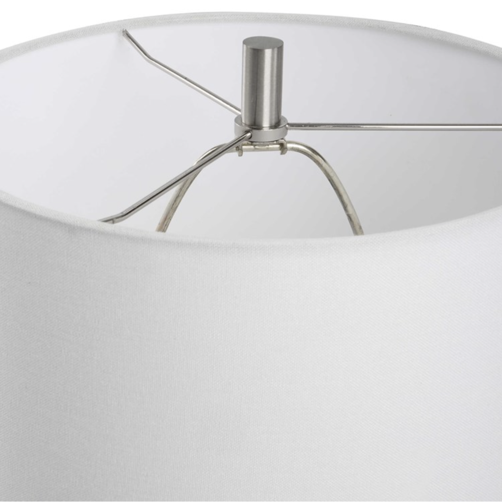 Outside The Box 24" Uttermost White Wash Porcelain Ceramic Table Lamp