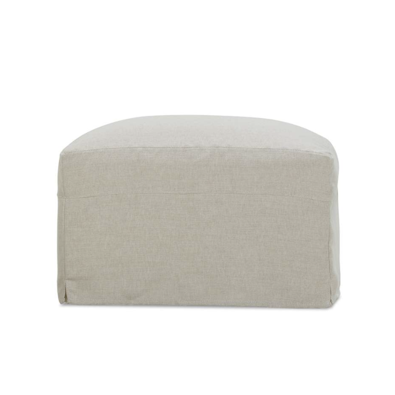 Outside The Box 27x23x19 Lilah Pearl Kid Proof Performance Slipcover Ottoman