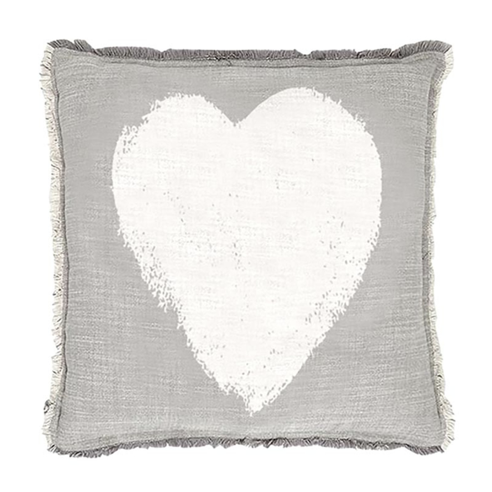 Outside The Box 26x26 Heart Euro Pillow