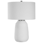 Outside The Box 26" Uttermost Heir White Ceramic Table Lamp