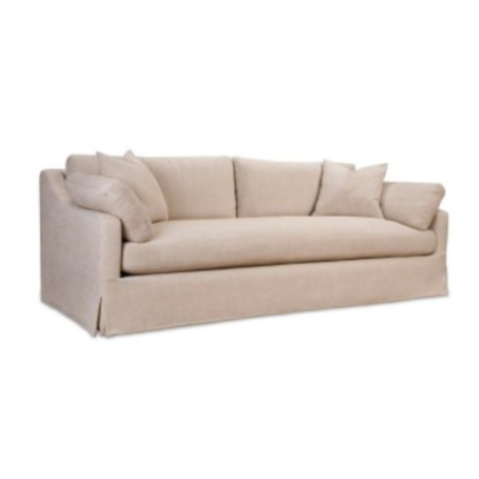 Outside The Box 84" Montrose Lifestyle Parchment Performance Slipcover Sofa - Bleach Cleanable