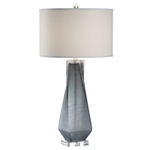 Outside The Box 31" Uttermost Anatoli Charcoal Gray Glass Table Lamp