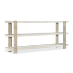 Outside The Box 72x16x32 Hooker Furniture White Wash & Natural Rope Wrap Console Table