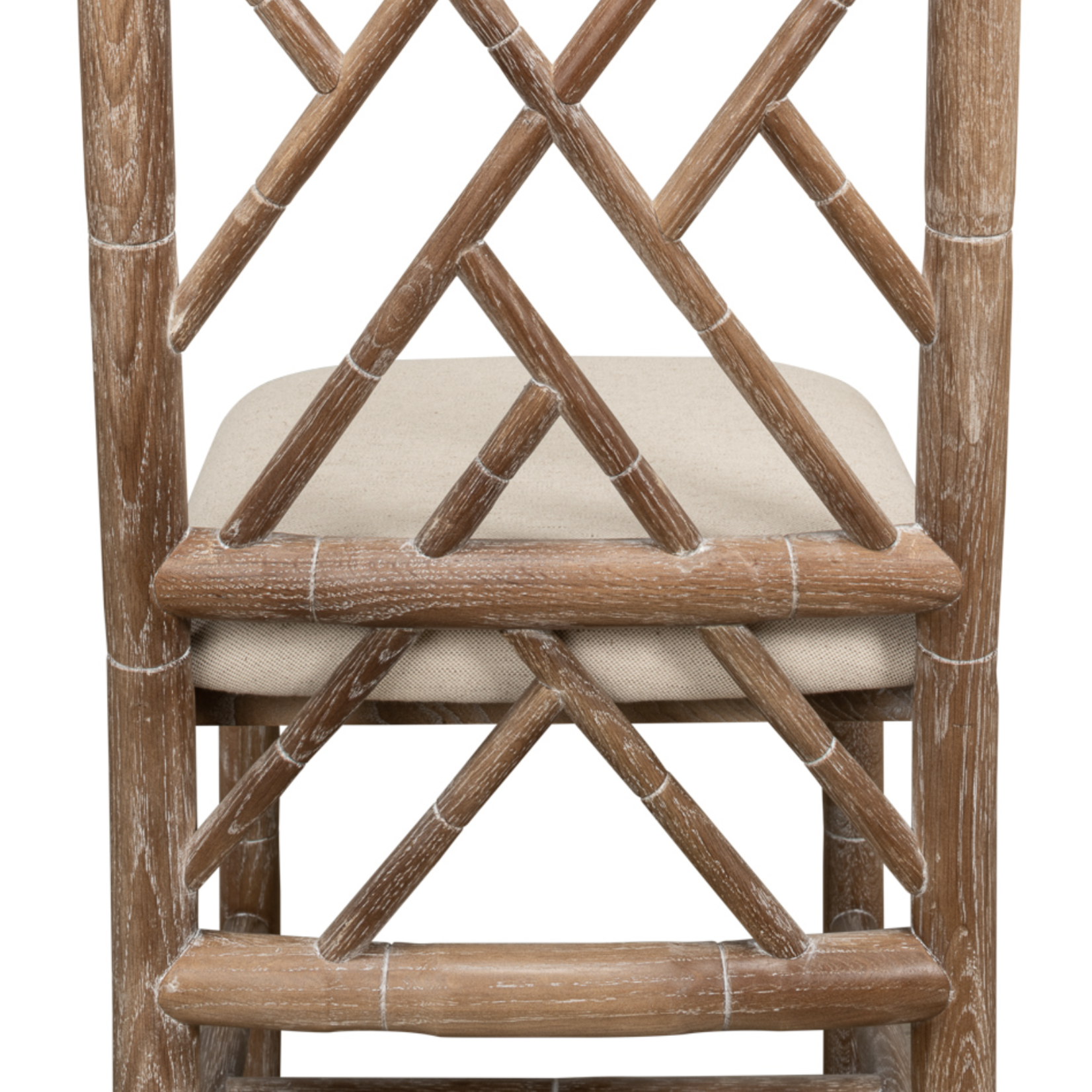 Outside The Box Brighton Solid Oak Hand Carved Dining Chair - Natural Oak