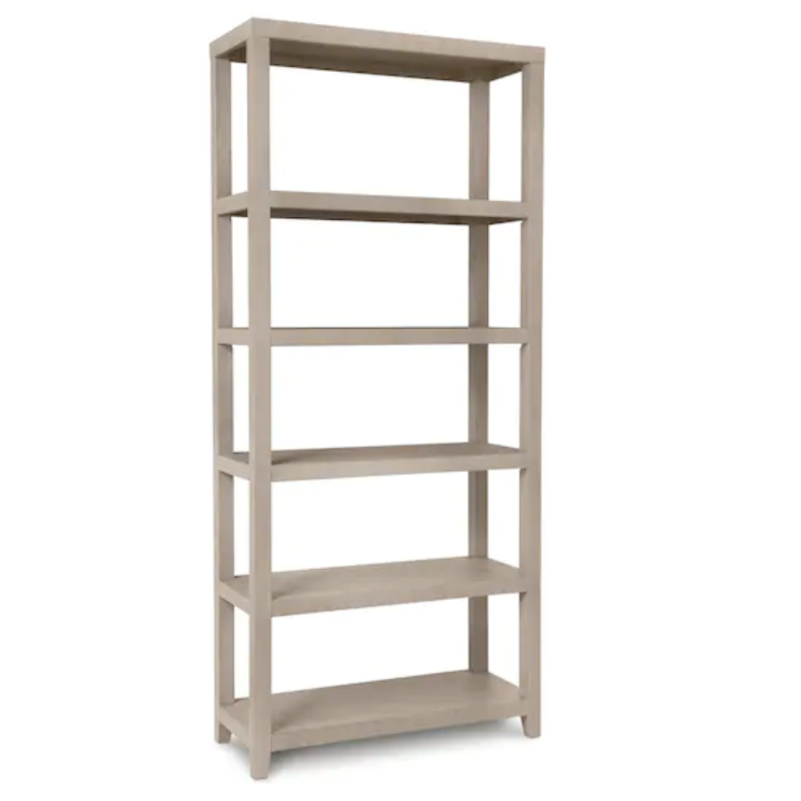 Outside The Box 90x16x40 Ventura Sand Gray Raffia Etagere