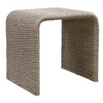 Outside The Box 24x24x20 Calabria Woven Seagrass & Mango Wood End Table