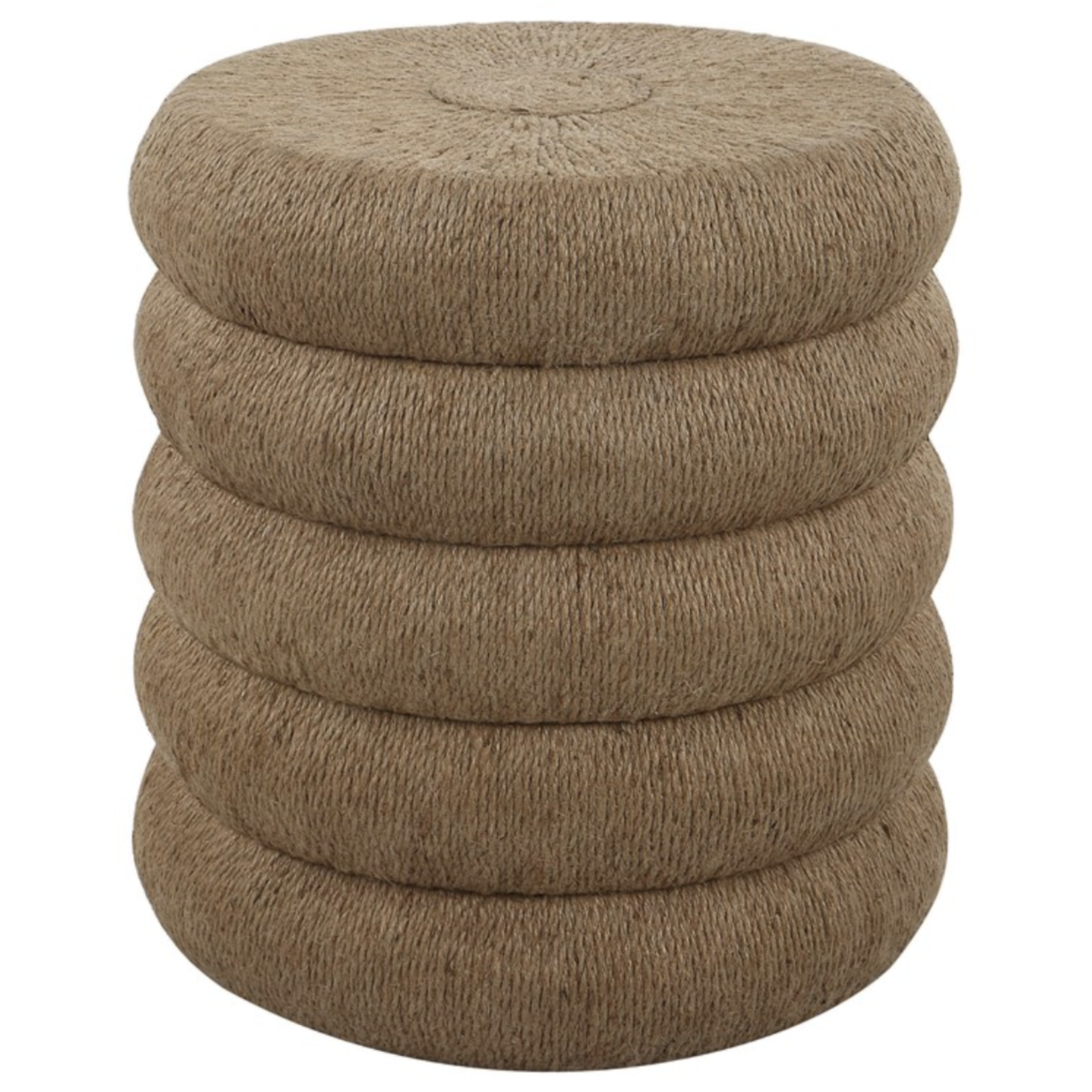 Outside The Box 24x21 Capital Natural Braided Rope Side Table