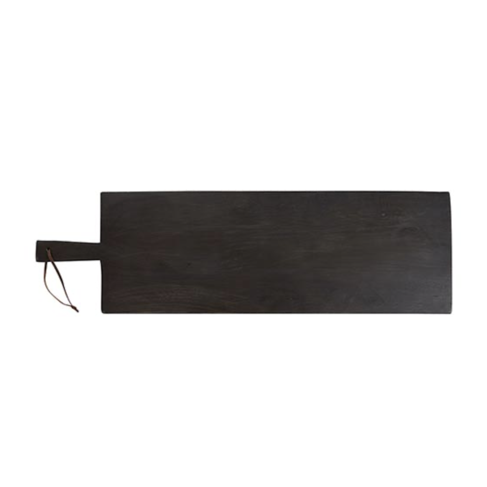Outside The Box 40x12 Black Solid Mango Wood Plank / Charcuterie Board