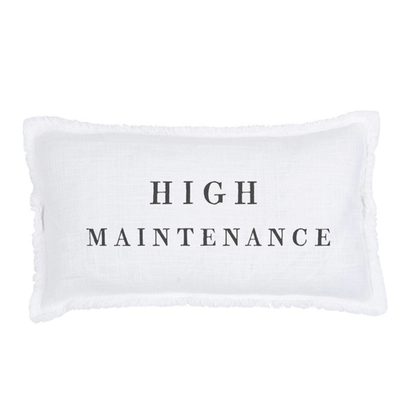 Outside The Box 22x12 "High Maintenance" Rectangle Lumbar Pillow