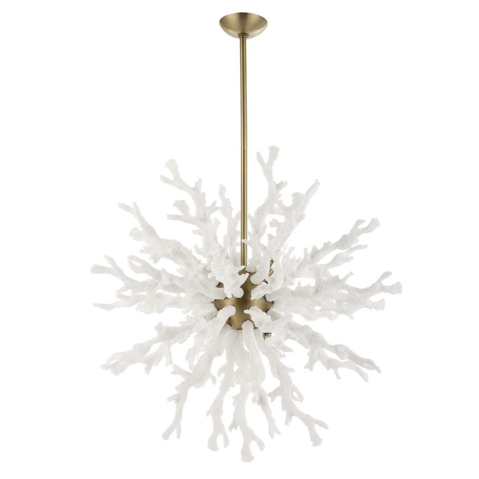 Outside The Box 31" Uttermost Coral Reef White Pendant