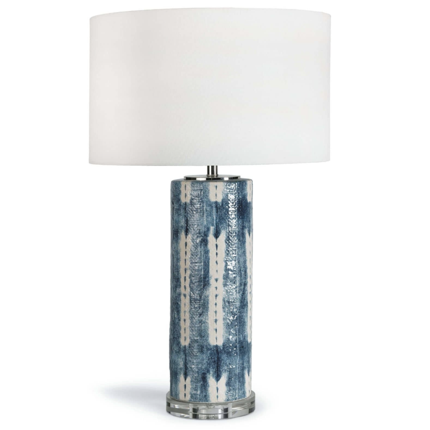 Outside The Box 28" Regina Andrew Mali Blue Ceramic Table Lamp