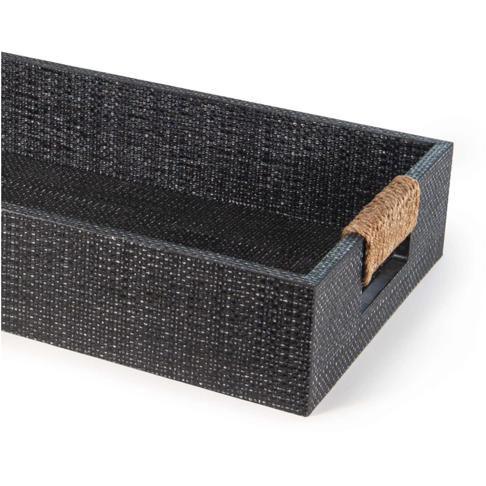 Outside The Box 24x11 Regina Andrew Logia Resin Rectangle Tray In Gray
