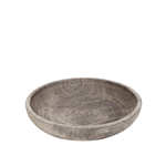 Outside The Box 16" Graystone Suar Wood Round Platter