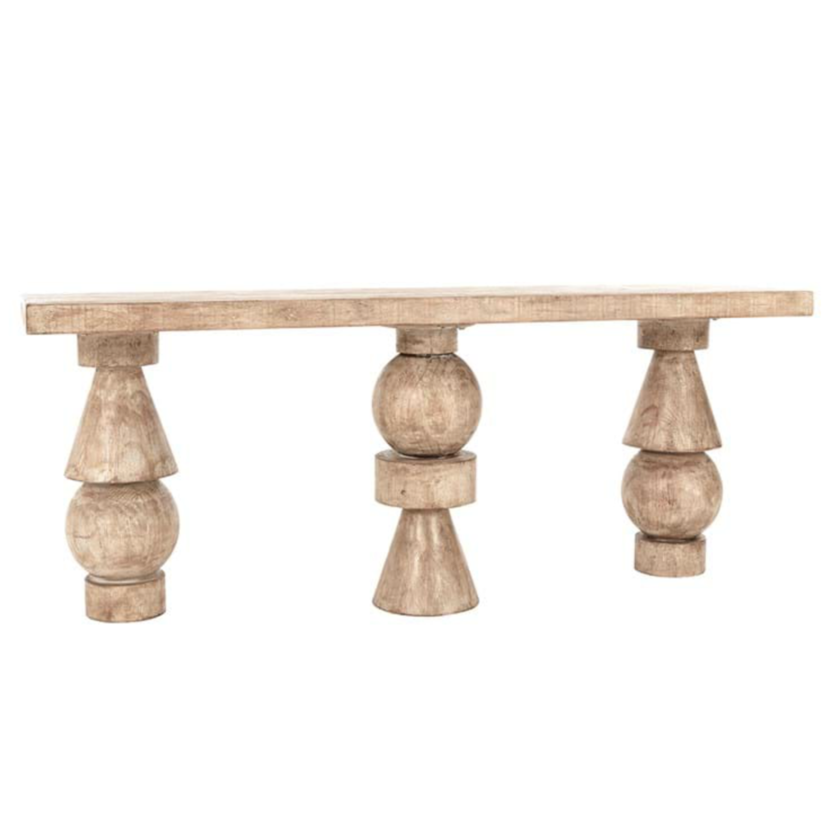 Outside The Box 74x22x30 Verona Natural Reclaimed Pine Console Table