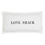 Outside The Box 22x12 "Love Shack" Rectangular Lumbar Pillow