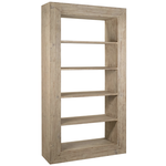 Outside The Box 48x16x88 Amaya Reclaimed Pine Light Wash Sealed Finish Bookcase