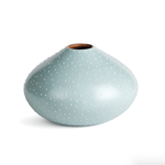 Outside The Box 8" Lucela Azure Handcrafted Vase