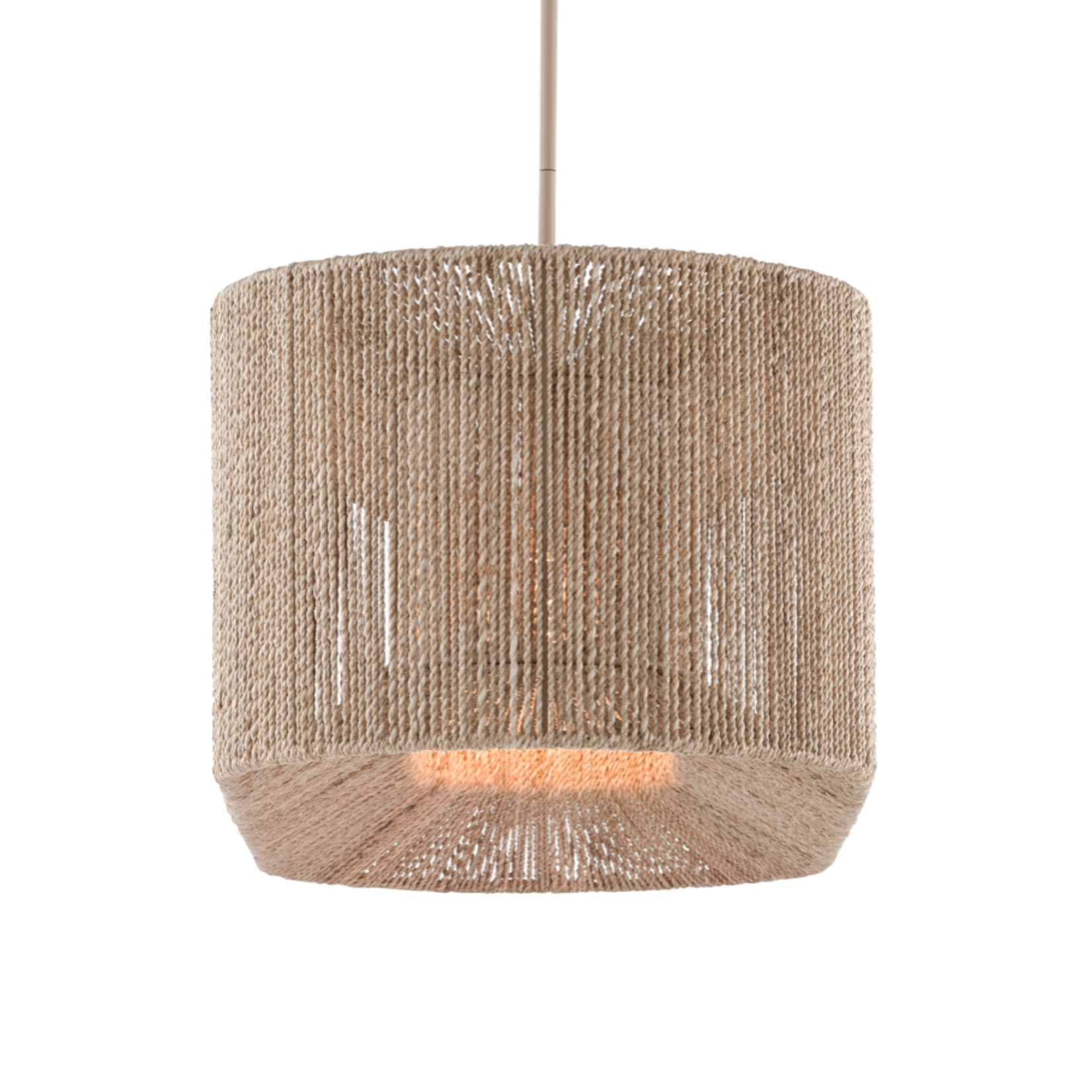 Outside The Box 19" Mereworth Natural Abaca Rope Chandelier