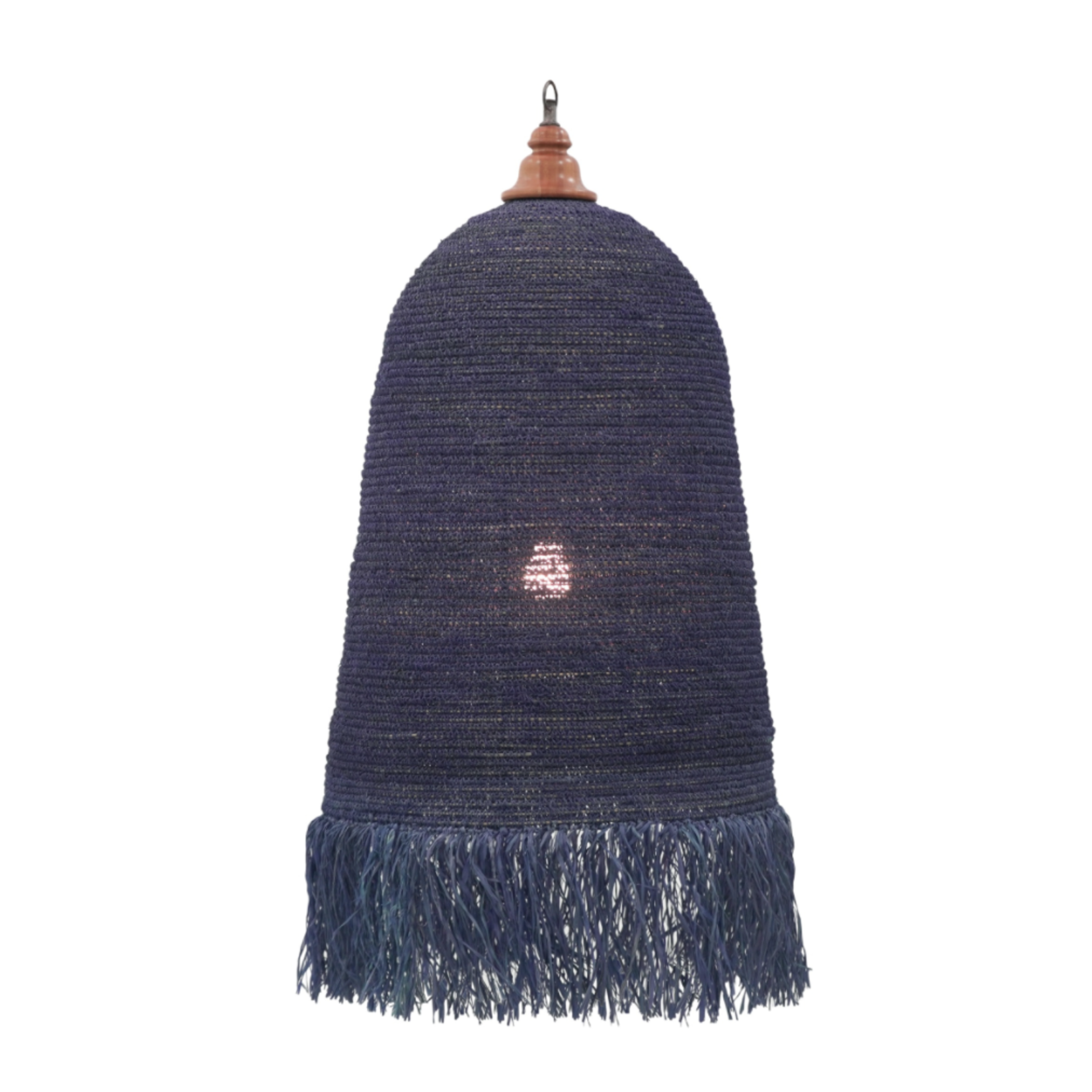 Outside The Box 45" Verdon Knitted Pendant In Blue
