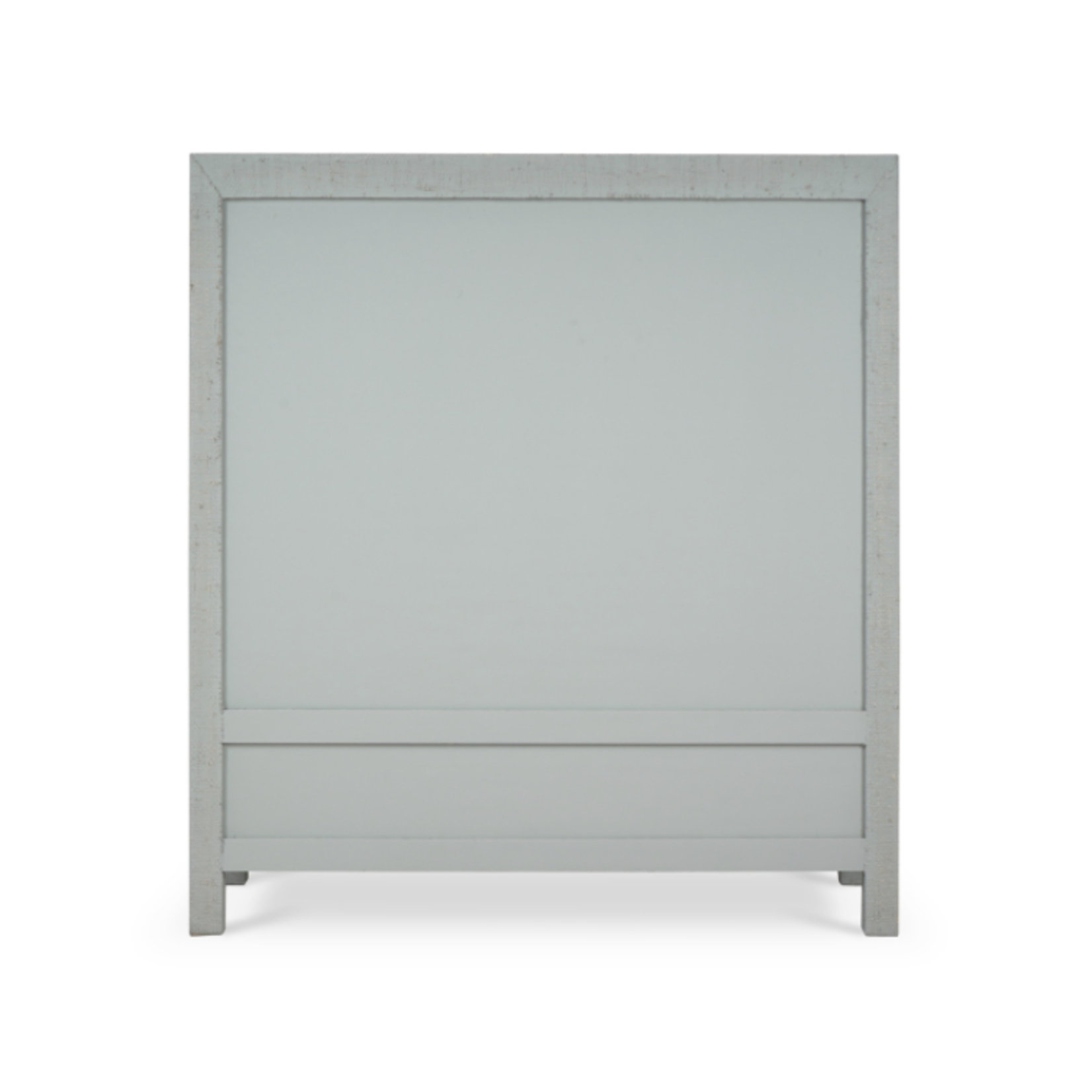 Outside The Box 43x16x48 Kagu Pale  Blue Wash Raffia 2 Door Sideboard - RFPB