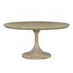 Outside The Box 60" Pierre Mindi Wood Round Dining Table