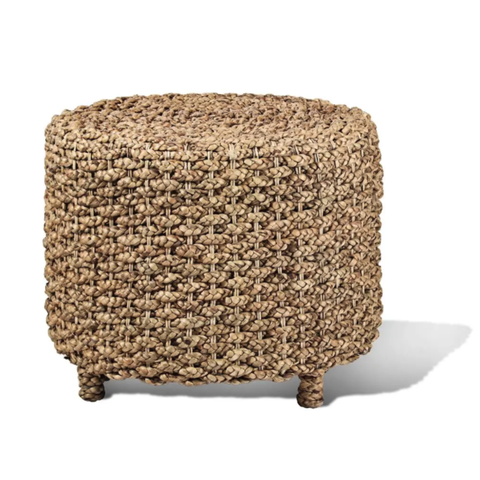 Outside The Box 22x18 Braided Water Hyacinth Round Table