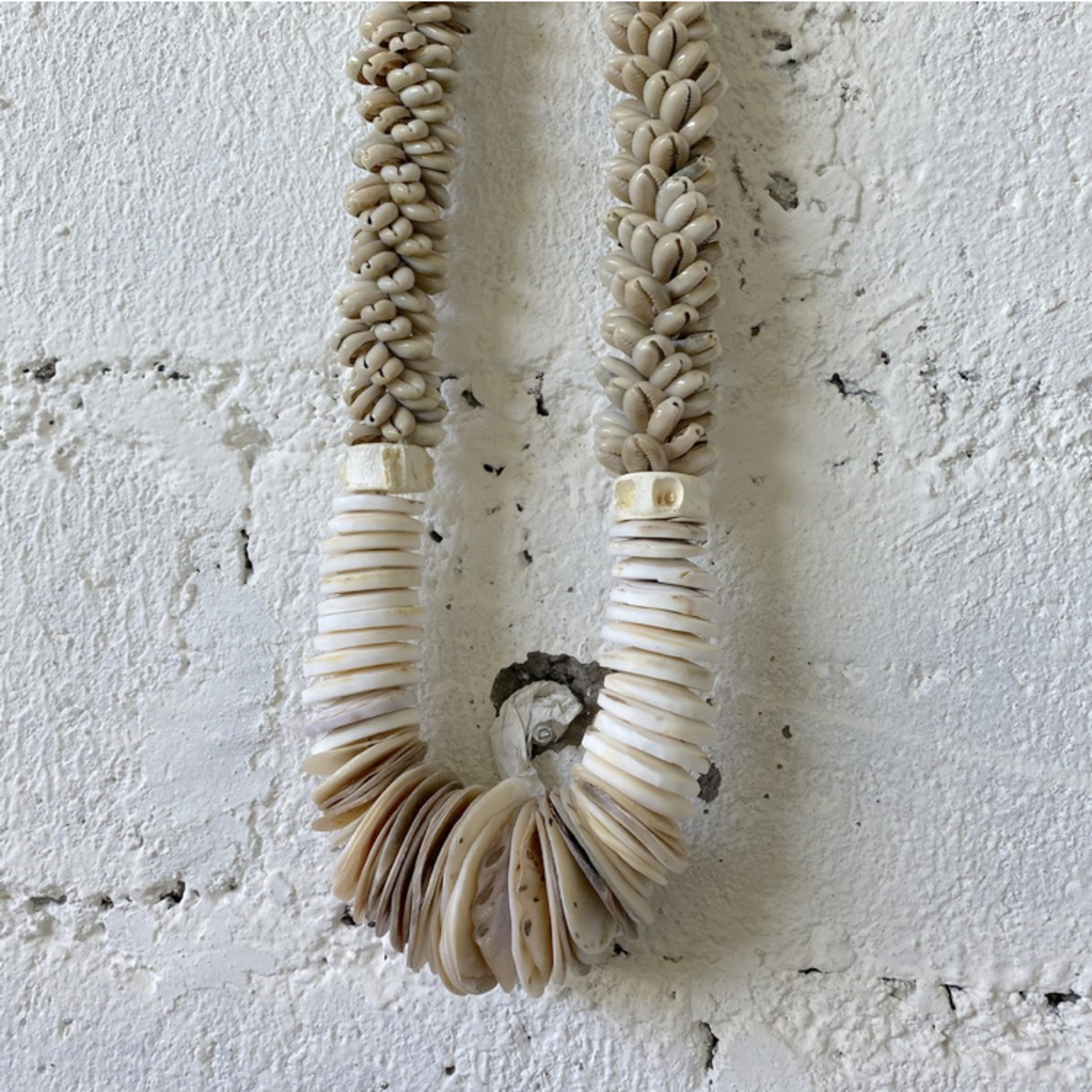 Outside The Box 20" Cypraea & Conus Handcrafted Shell Necklace