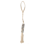Outside The Box 29" Handcrafted Natural Cypraea Annulus Shell Tassel
