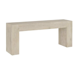 Outside The Box 72x16x30 Bristol Reclaimed Oak Console Table In White Wash