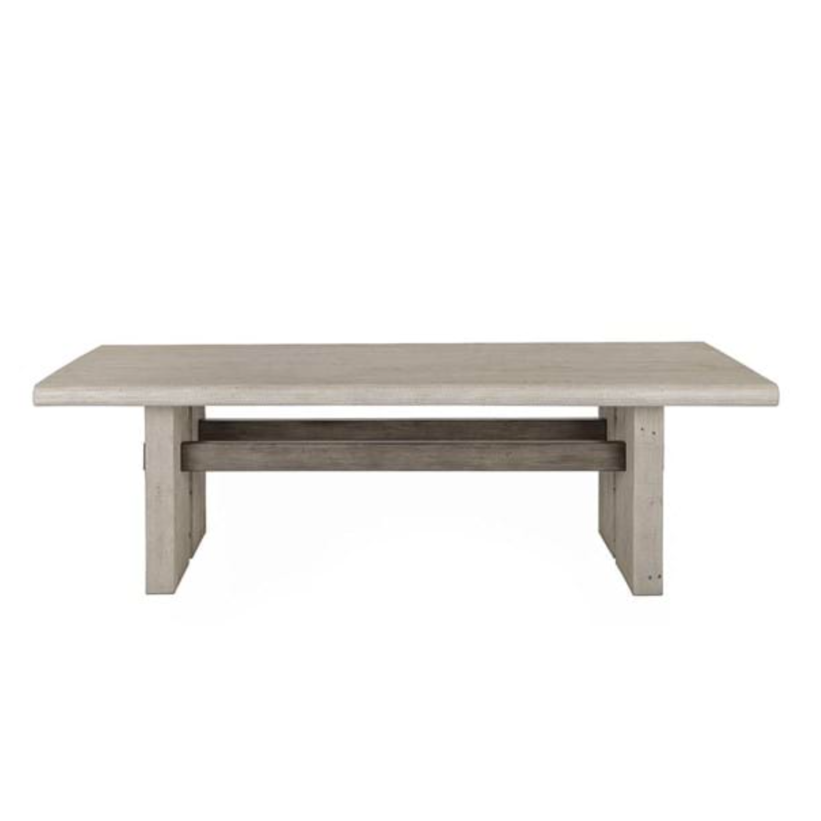 Outside The Box 96x46 Larson White Wash Reclaimed Pine Dining Table