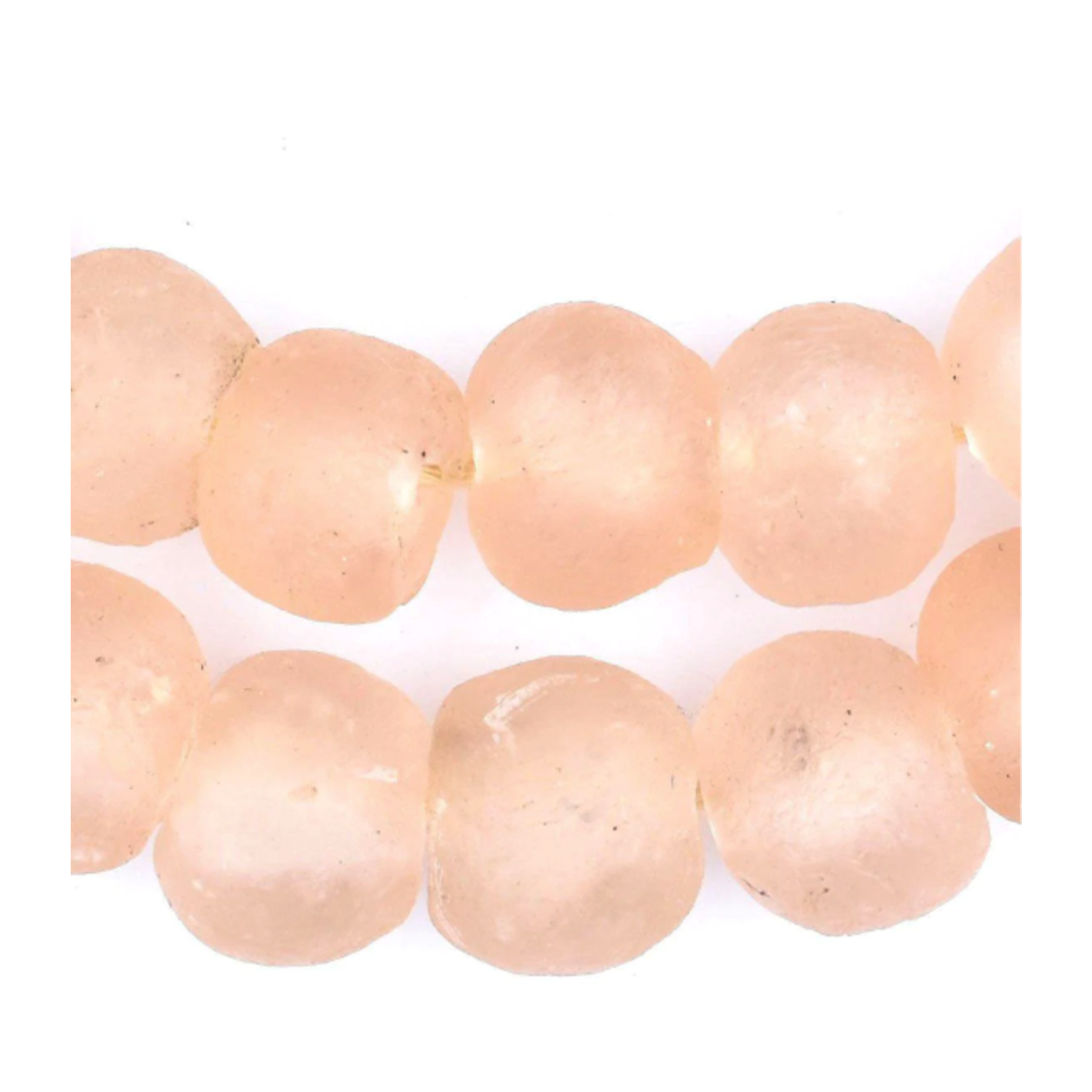 Outside The Box 25" Rose Recycled 18mm Glass Beads