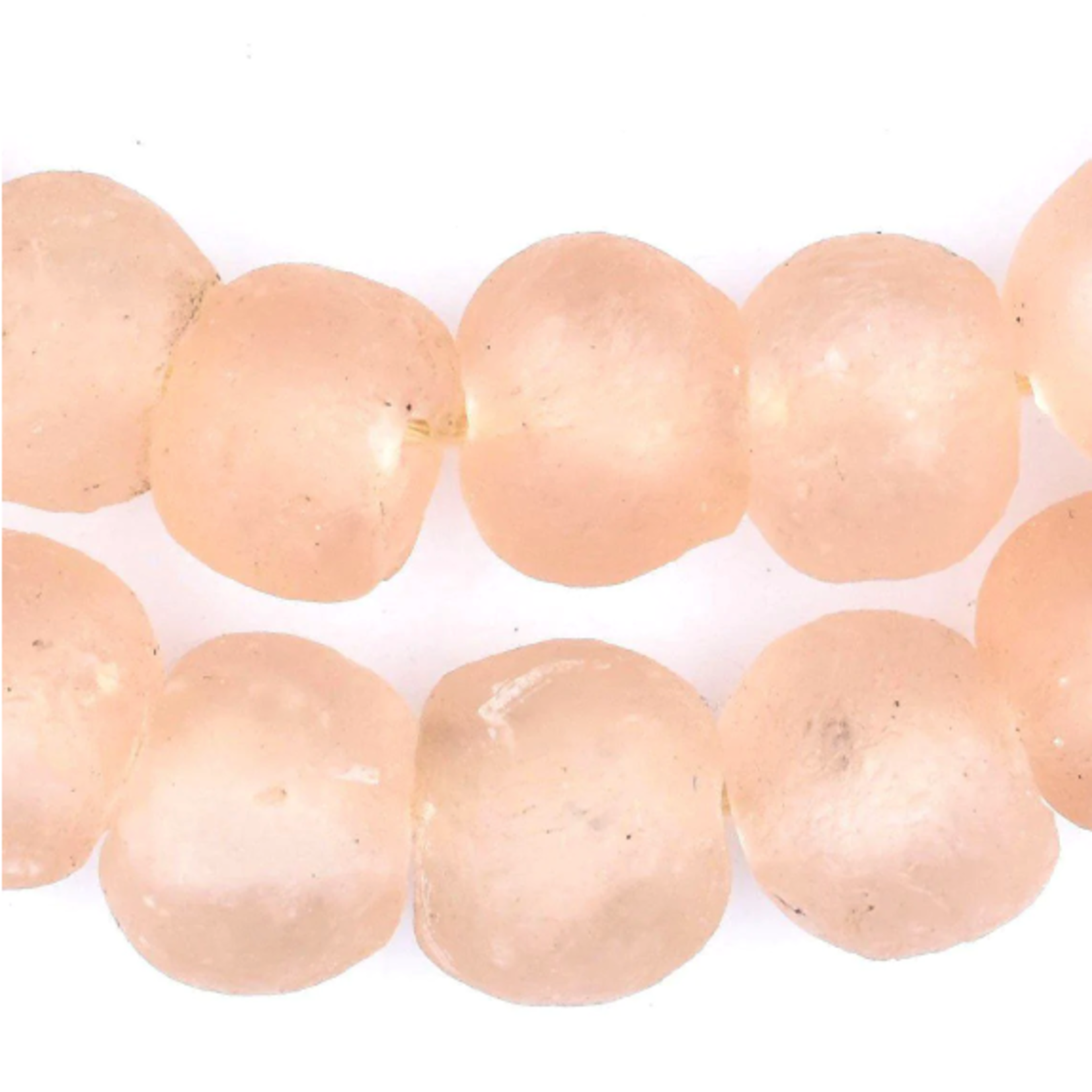 Outside The Box 26" Rose Recycled 23mm Glass Beads