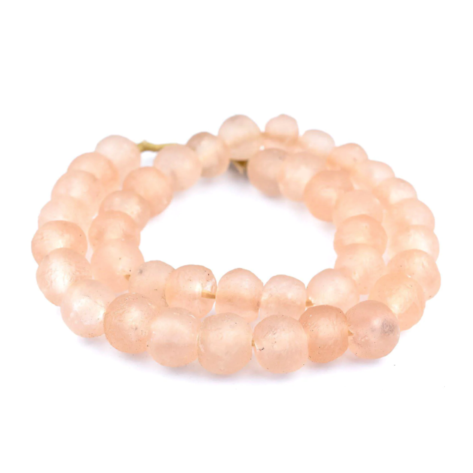 Outside The Box 26" Rose Recycled 23mm Glass Beads