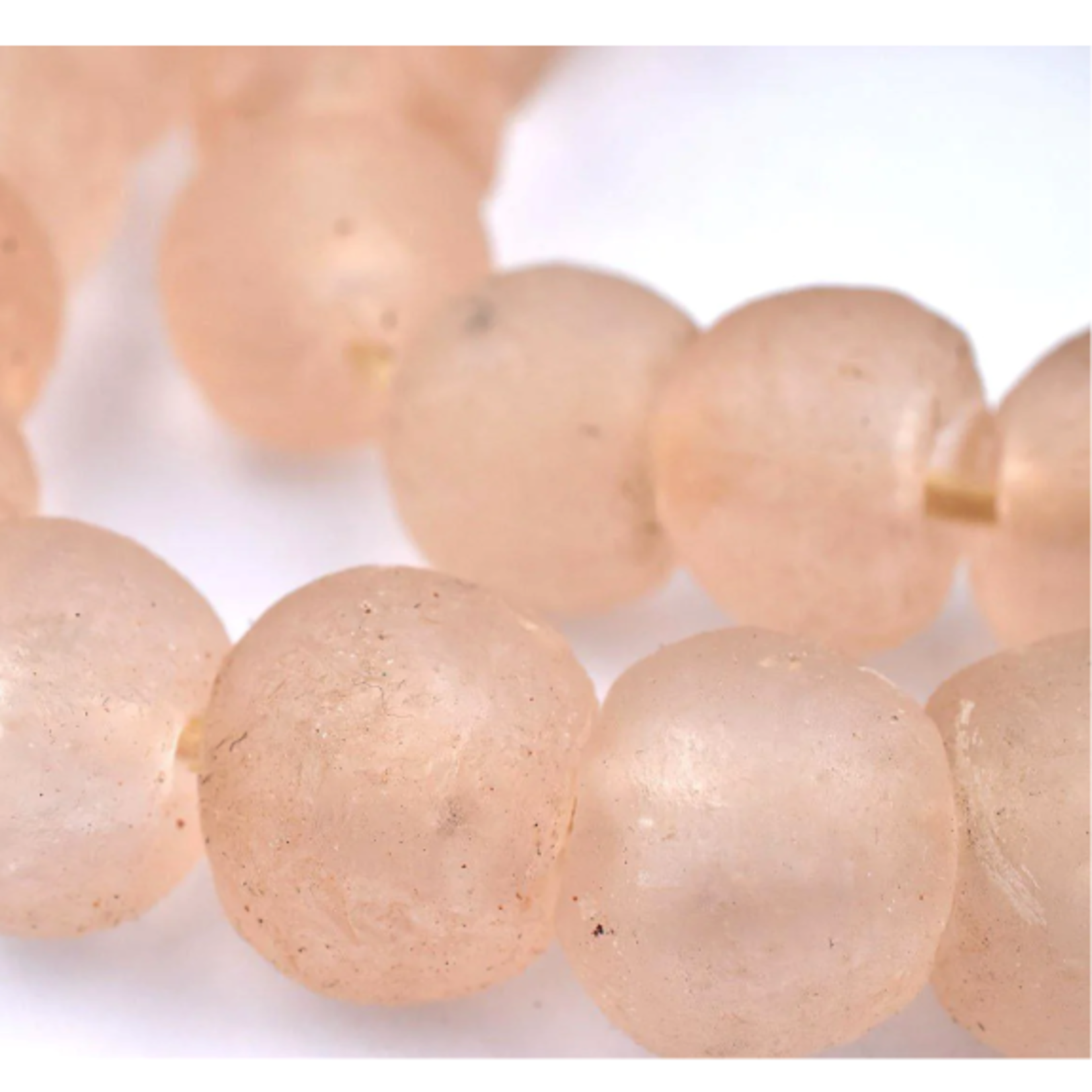 Outside The Box 26" Rose Recycled 23mm Glass Beads