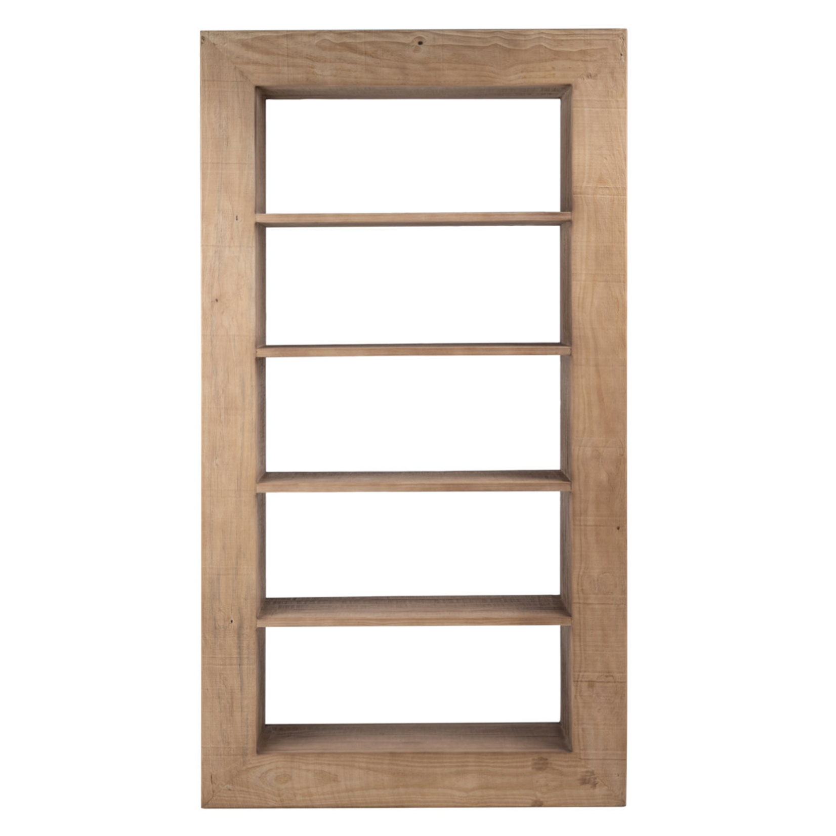 Outside The Box 48x16x88 Amaya Reclaimed Pine Natural  Sealed Finish Bookcase