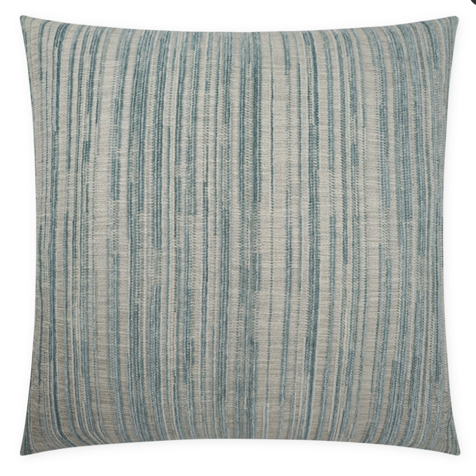 Outside The Box 24x24 Julep Square Cotton Blend Feather Down Pillow In Mist - DV KAP