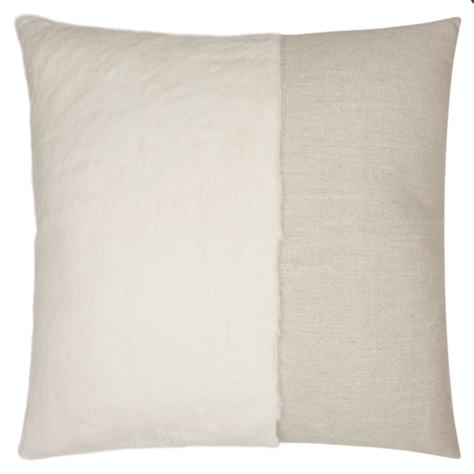 Outside The Box 24x24 St. Moritz Feather Down Pillow In Cream