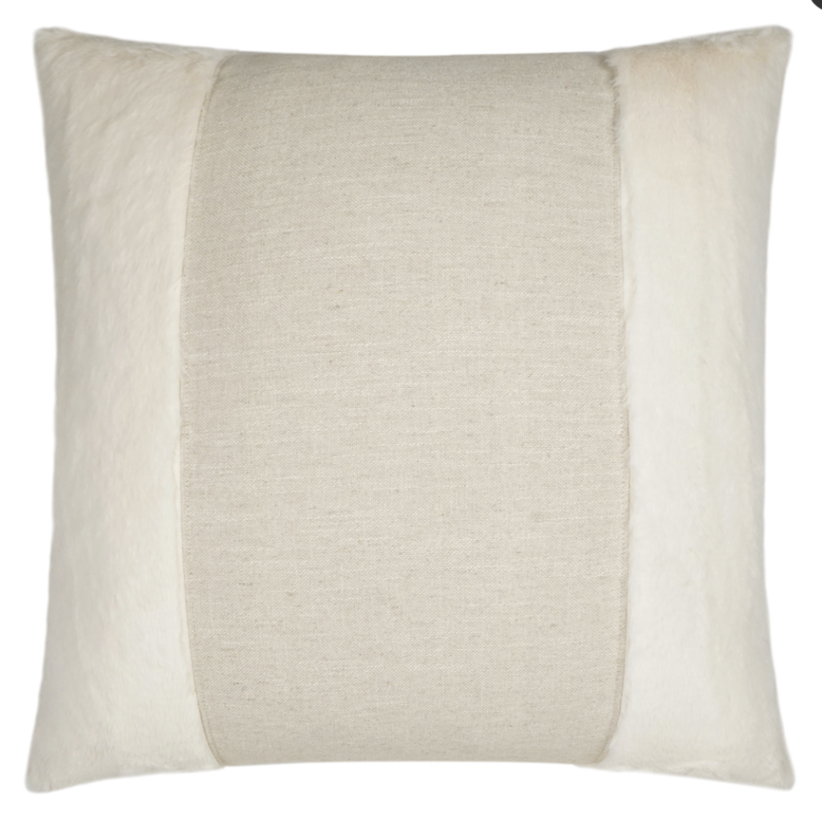 Outside The Box 24x24 Courchevel Feather Down Pillow In Cream