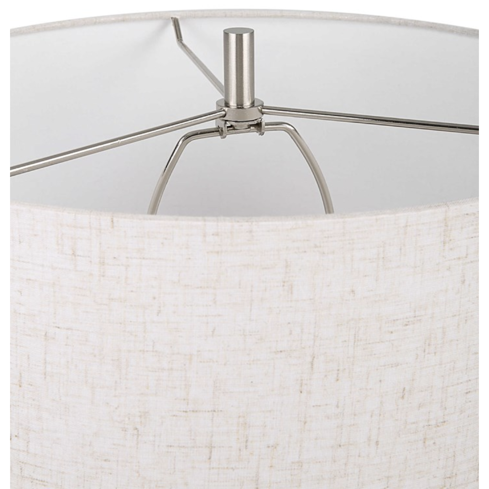 Outside The Box 30" Uttermost Uplift Bleached Wood Finish Ceramic Table Lamp