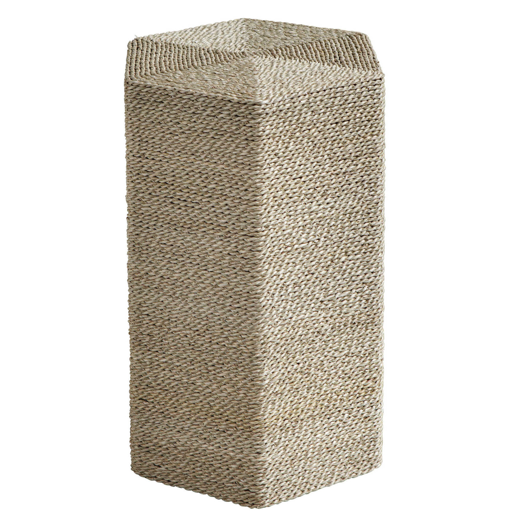 Outside The Box 13x12x20 Seagrass Braid Hexagon Accent Table