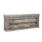 Outside The Box 105x17x37 Gizelle Bleached Reclaimed Wood Open Sideboard