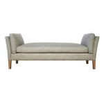 Outside The Box 60x26 Hollister Linen Down Feather Cushion Upholstered Bench