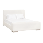 Outside The Box 83x99x44 Warren Boucle Snow Performance Fabric King Bed