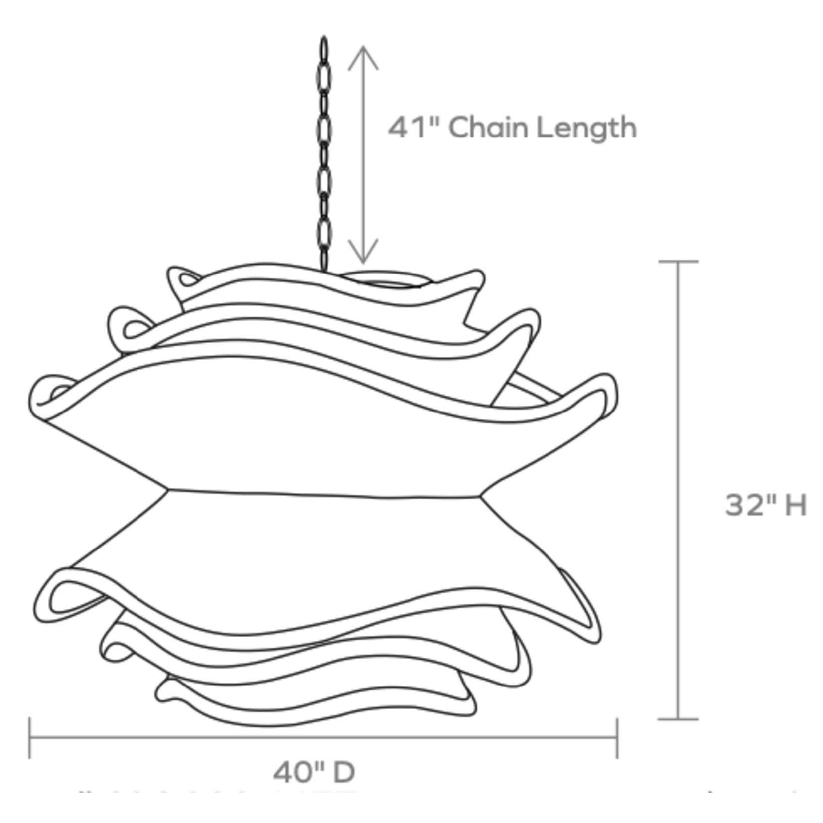 Outside The Box 32" Made Goods Alondra Natural Rattan Chandelier