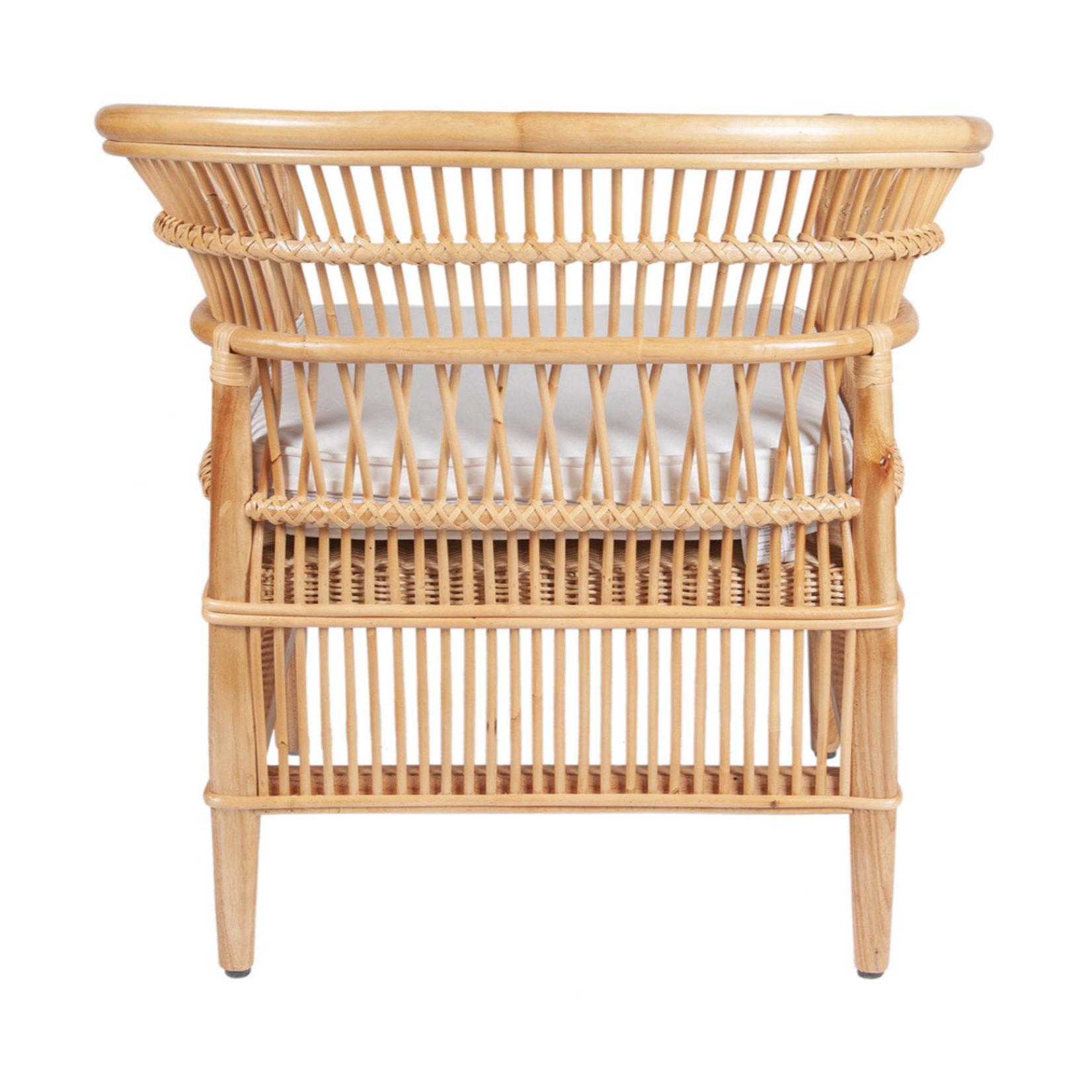 Outside The Box Maia Mindi & Rattan Natural Occasional Chair