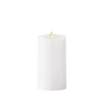 Outside The Box 8" White Wax Luminara Indoor Pillar Candle