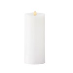 Outside The Box 9" White Wax Luminara Indoor Pillar Candle