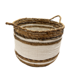 Outside The Box 14x12 Natural Seagrass Hand-woven Square Basket