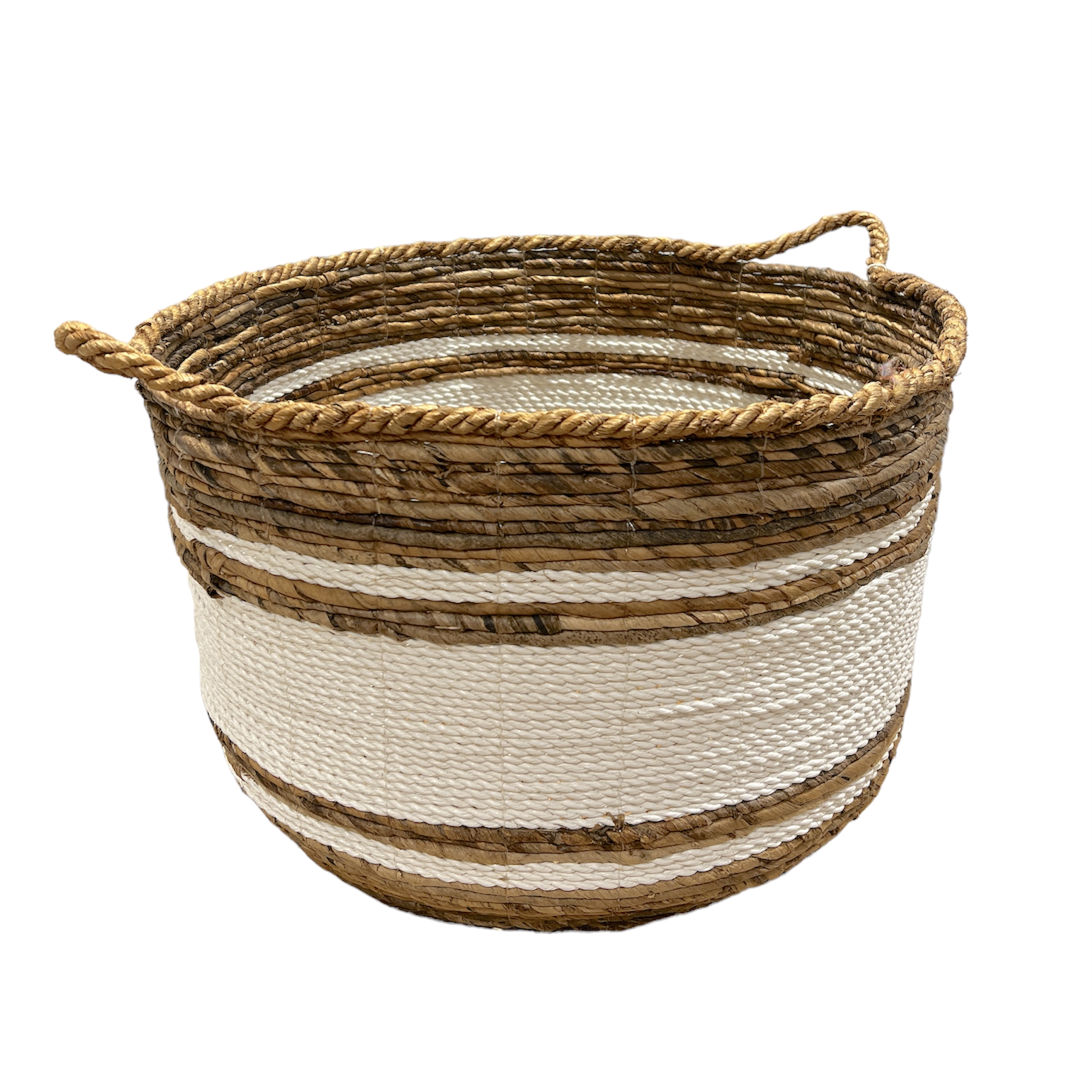 Outside The Box 20x13 Natural Seagrass Hand-woven Square Basket